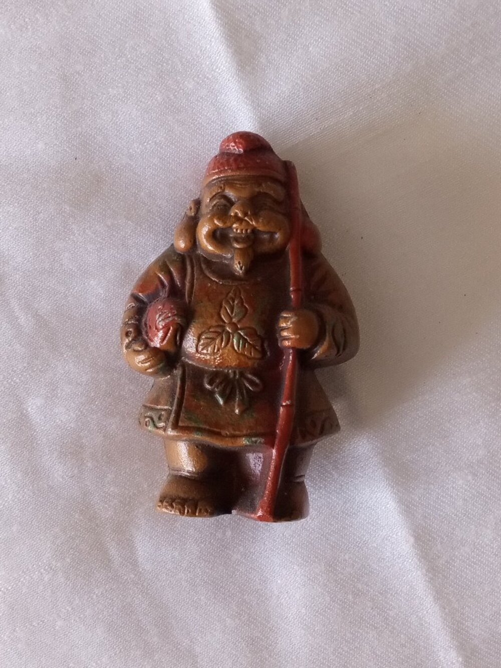 Cast Metal Japanese God